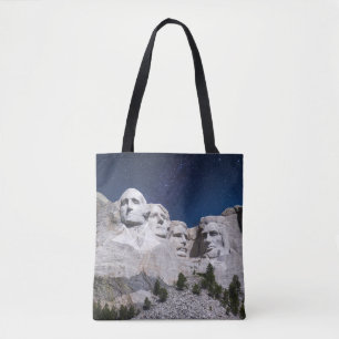 Tote Bag Mont Rushmore Timelape Sky