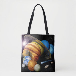 Tote Bag Montage du système solaire de la NASA JPL Photos d