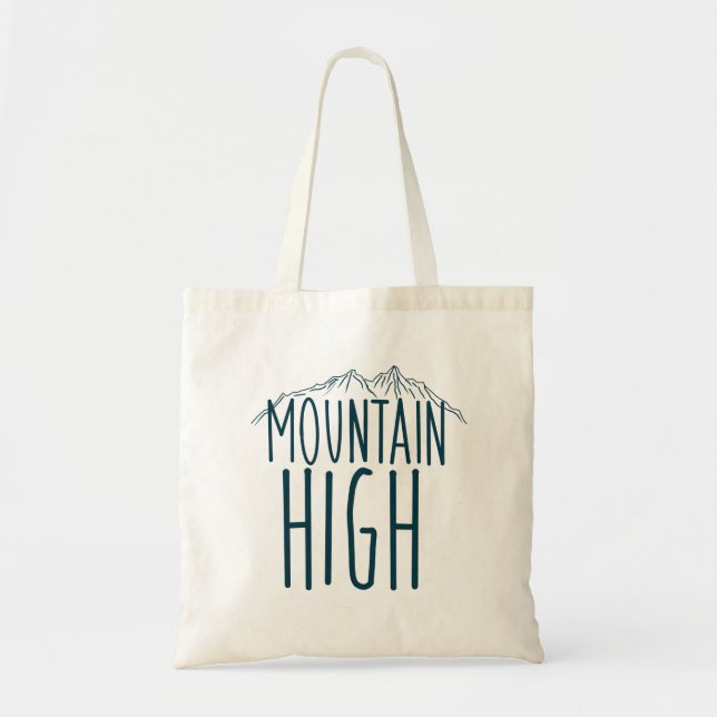 Tote Bag Montagne Élevée (Devant)