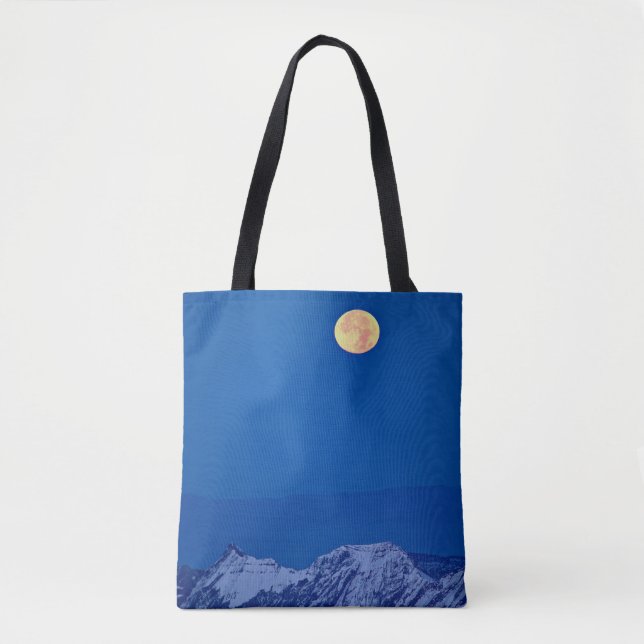 Tote Bag Montagnes d'Aravis | Massif du Mont-Blanc (Devant)