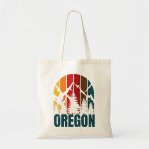 Tote Bag Montagnes de l'Oregon Vintage rétro