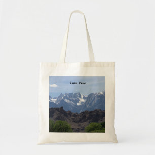 Tote Bag Montagnes enneigées de Lone Pine 