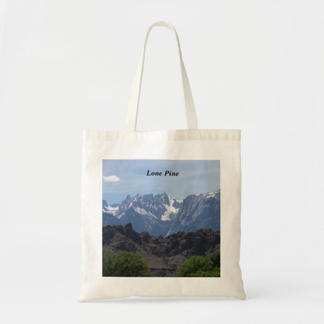 Tote Bag Montagnes enneigées de Lone Pine  (Devant)