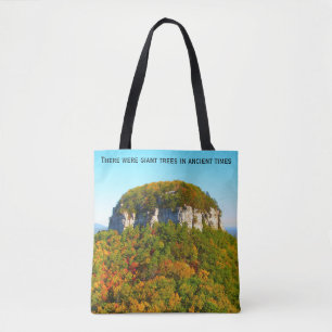 Tote Bag Montagnes et arbres géants