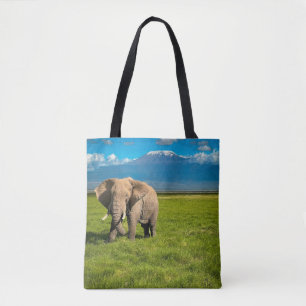 Tote Bag Montagnes   Mont Kilimandjaro Tanzanie, Afrique