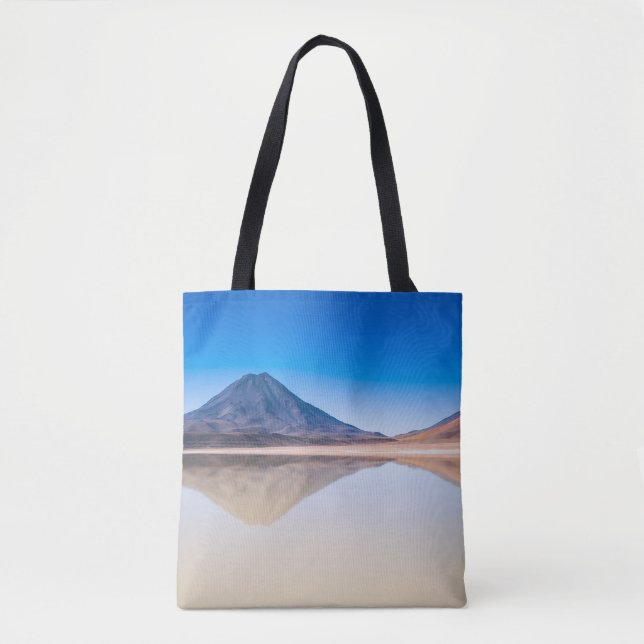 TOTE BAG MONTAGNES REFLÉTÉES SUR L'EAU (Devant)