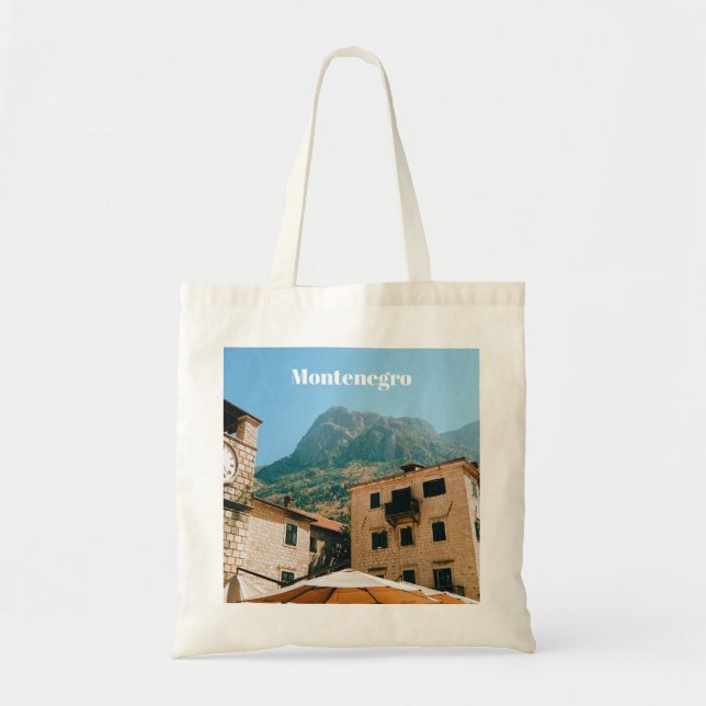 Tote Bag Montenegro Cityscape  (Devant)