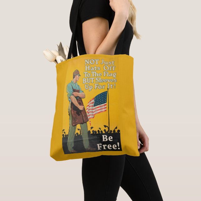 Tote Bag Montez les manches Fourre-tout (De près)