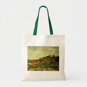 Tote Bag Montmartre : Carrière, les Moulins par Vincent van