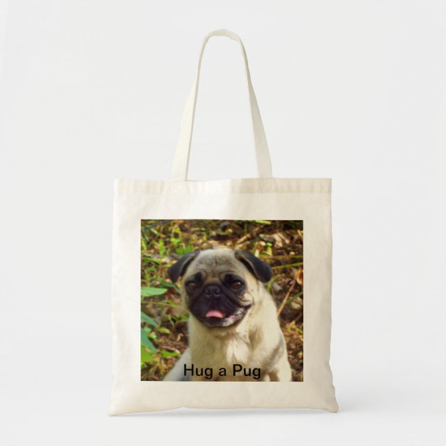 Tote Bag Montrez l'amour pour votre carlin (Devant)