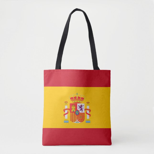 Tote Bag Montrez vos couleurs - Espagne (Devant)