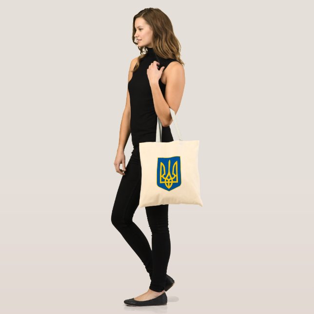 Tote Bag Montrez vos couleurs - Ukraine (Devant (modèle))