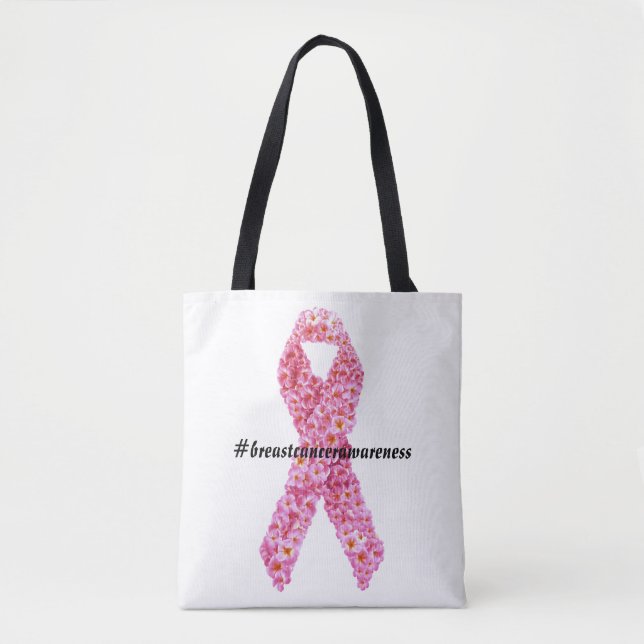 Tote Bag Montrez votre soutien Sensibilisation au cancer de (Devant)