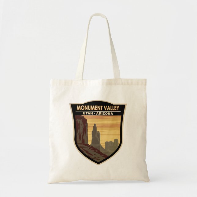 Tote Bag Monument Valley Arizona Utah Vintage (Devant)