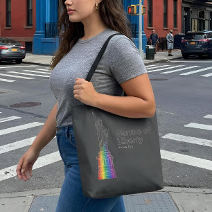 Tote Bag Monuments en lumière   Statue de la Liberté
