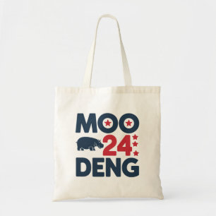 Tote Bag Moo Deng 2024 Moo Deng Moo Deng Cute Baby Hippo