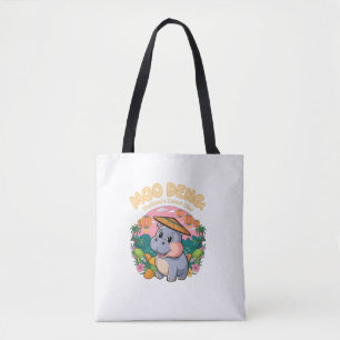 Tote Bag Moo Deng, star thaïlandaise de la compétition, Bou