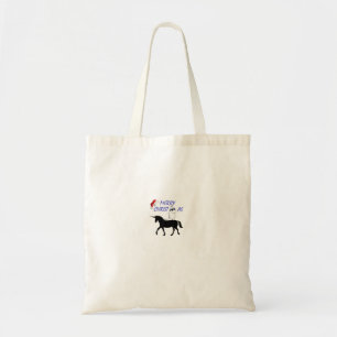 Tote Bag Moomin licorne Joyeux Noël, Funny