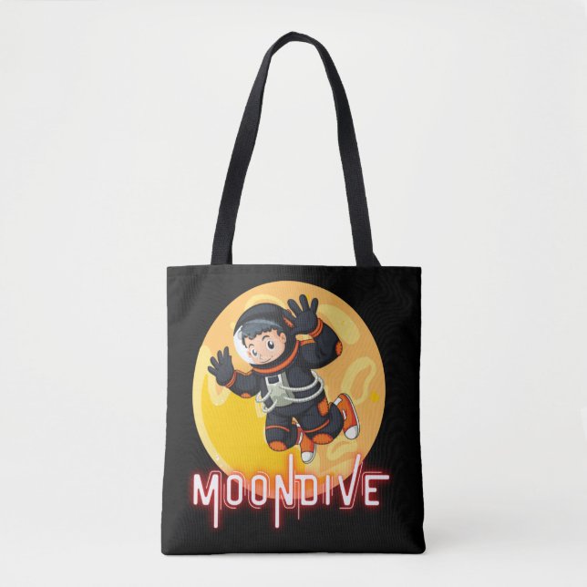 TOTE BAG MOONDIVE - ASTRONAUTE SPATIAL (Devant)