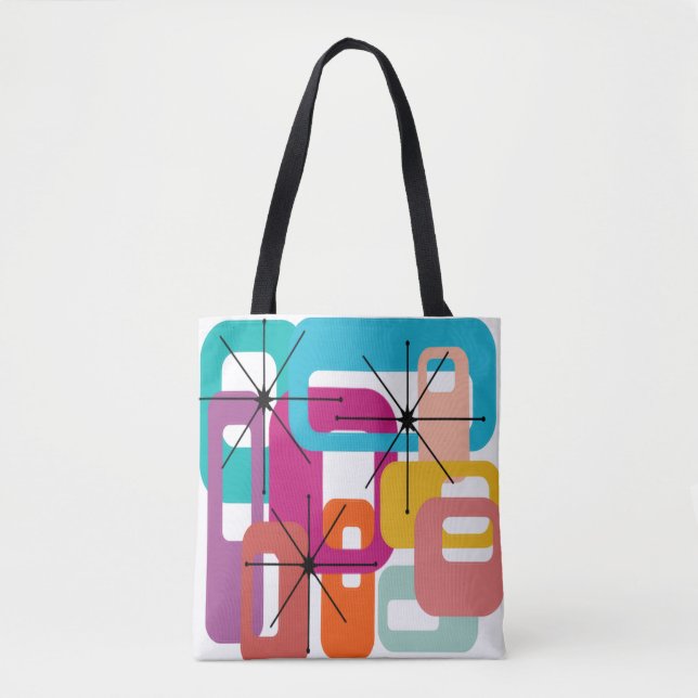 Tote Bag More Rectangles et Starbursts (Devant)