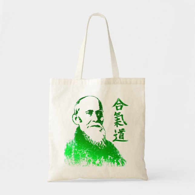 Tote Bag Morihei Ueshiba (Devant)