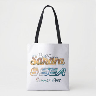 Tote Bag Morocco Sahara & Sea Summer Vibes Design
