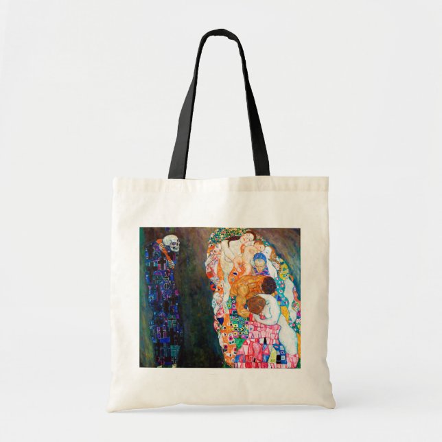 Tote Bag Mort et vie, Gustav Klimt (Devant)