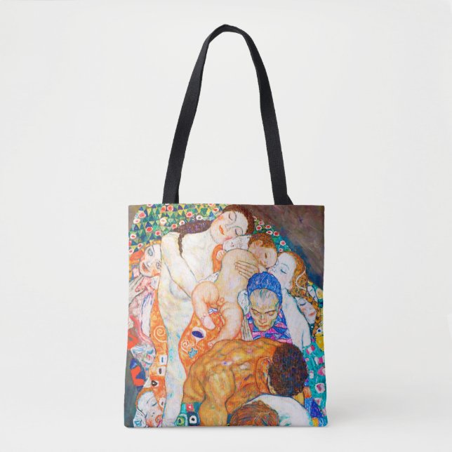 Tote Bag Mort et vie, Gustav Klimt (Devant)