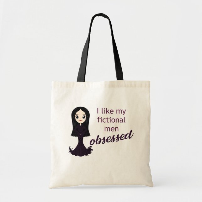 Tote Bag Morticia obsédée Fourre-tout (Devant)