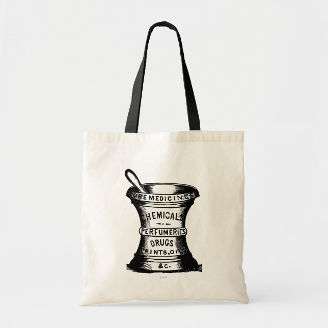Tote Bag Mortier et pilon (Devant)