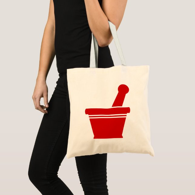 Tote Bag Mortier et pilon (Devant (produit))
