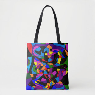 TOTE BAG MOSAIC MULTI COLORIS VIBRANT