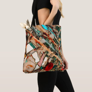 Tote Bag Mosaïque Colorée