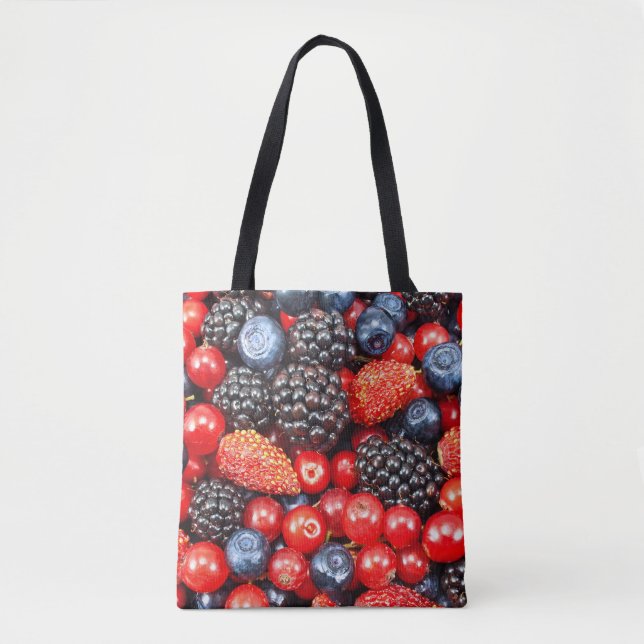 Tote Bag Mosaïque de fond Berry-Fresh (Devant)