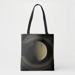 Tote Bag Mosaïque De La Planète Saturne Et Ses Principaux A