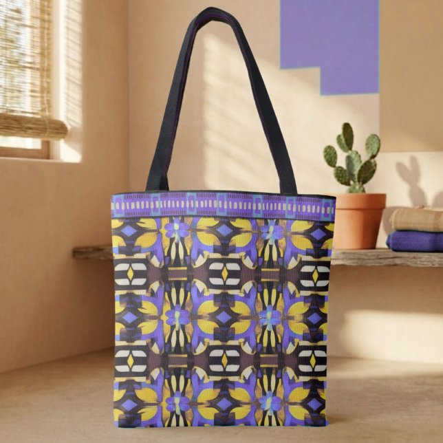 Tote Bag Mosaïque Moderne (Créateur téléchargé)