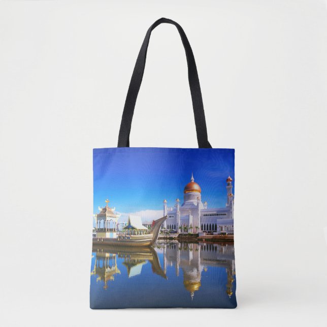 Tote Bag Mosquée Sultan Omar Ali Saifuddien (Devant)
