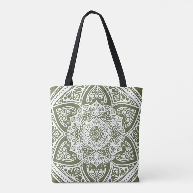 Tote Bag Moss Mandala (Dos)