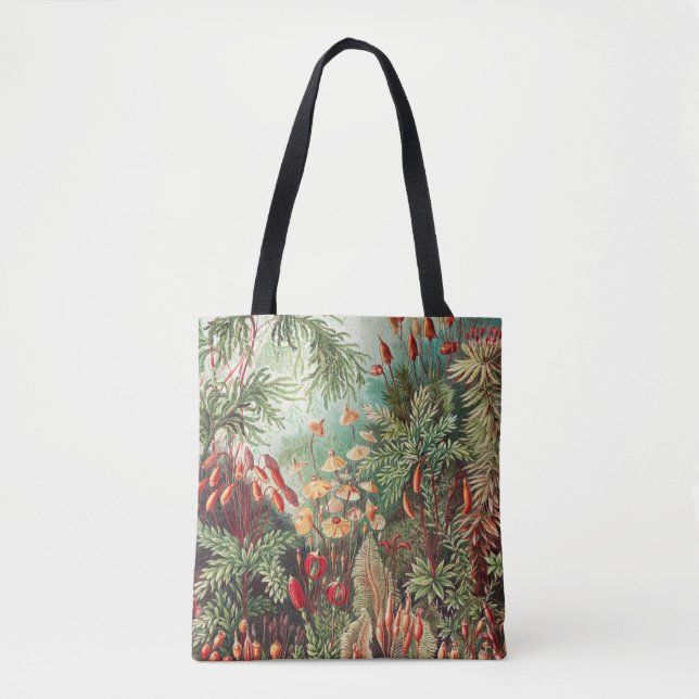 Tote Bag Mosses, Muscinae Laubmoose par Ernst Haeckel (Devant)