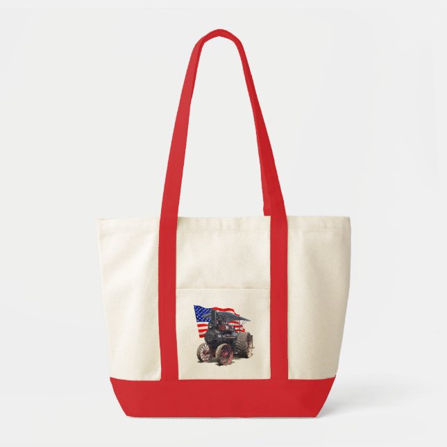 Tote Bag Moteur de traction avant vapeur (Devant)