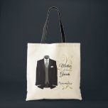 Tote Bag Mother of the Groom Wedding Party<br><div class="desc">Tote Bag ready for you to personalize. A great gift for the mother of the groom, aunt, grandmother, sister, etc... 📌 If you need further customization, please click the "Click to Customize further" or "Customize "button and use our design tool to resize, rotate, change text color, add text and more.⭐This...</div>