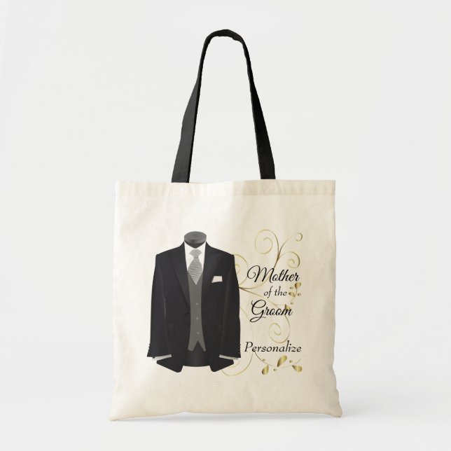 Tote Bag Mother of the Groom Wedding Party (Devant)