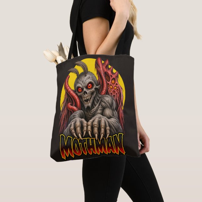 TOTE BAG MOTHMAN (De près)