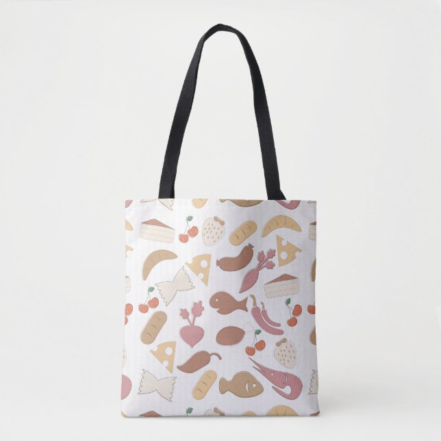 Tote Bag Motif 2 2 de nourriture (Devant)