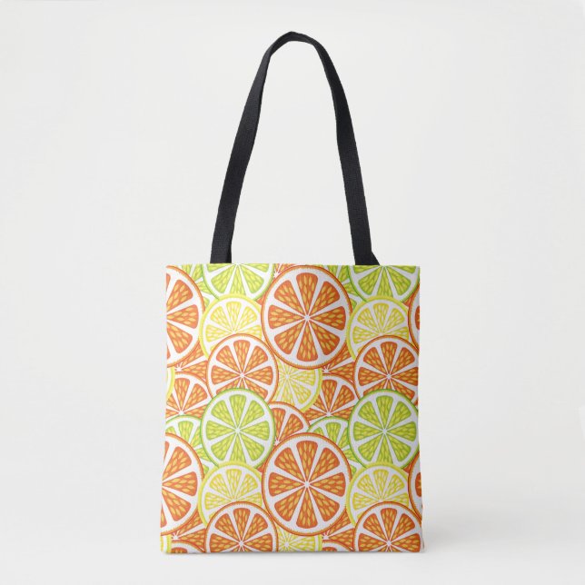 Tote Bag Motif 2 d'agrume (Devant)