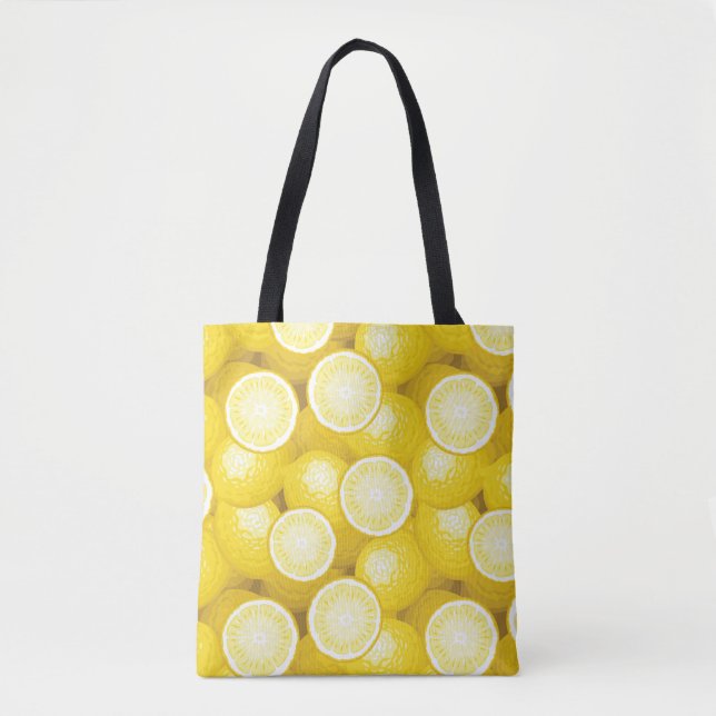 Tote Bag Motif 2 de citron (Devant)