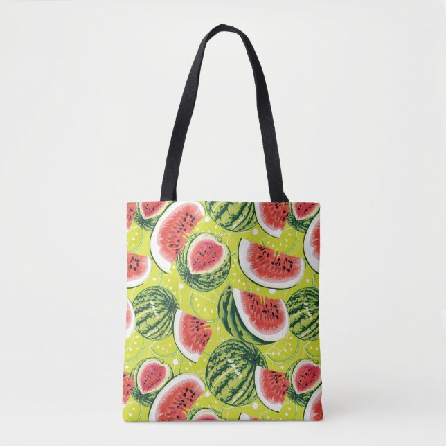 Tote Bag Motif 2 de pastèque (Devant)