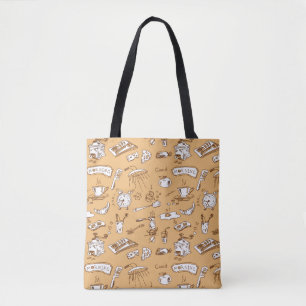 Tote Bag Motif 2 de petit déjeuner