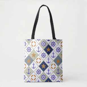 Tote Bag Motif 2 de thème de mer