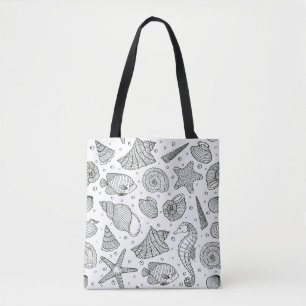 Tote Bag Motif 3 d'habitants d'océan